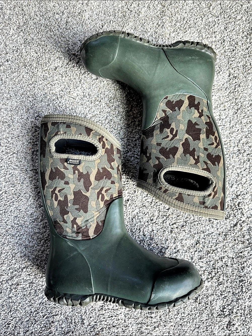 Bogs Camo Boots Boys US 13